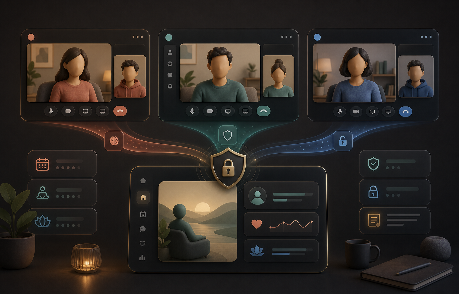 LiveKit, Jitsi, and Google Meet comparison for counselor meetings